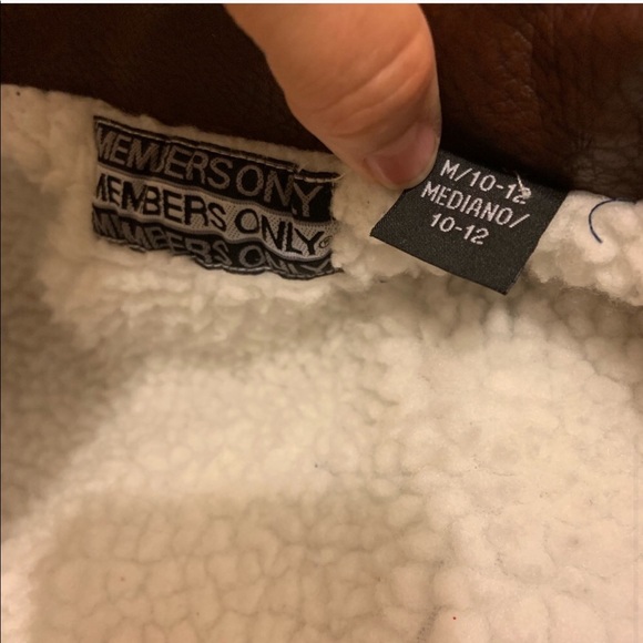 Members only sheepskin denim vest medium - Picture 4 of 4